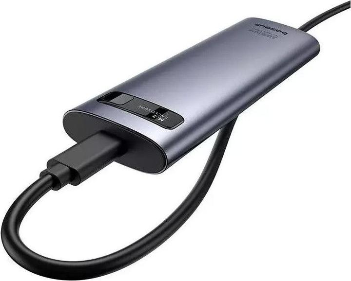 Image du produit Baseus Boîtier SSD FlyJoy Series (M.2 NVMe) Gris Espace (M.2 2242)