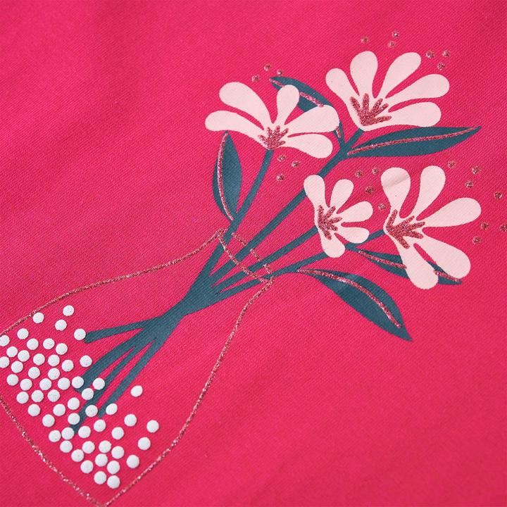 Immagine prodotto VidaXL Camicia a maniche lunghe per bambini rosa brillante 104,Materiale: 95% cotone (104)