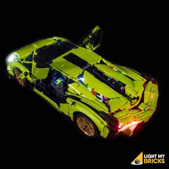 Image du produit Light my bricks Kit d'éclairage LED pour LEGO Lamborghini Sián FKP 37