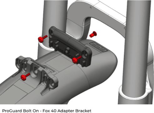 Immagine prodotto RRP ProGuard Bolt On - Adapter/Stability Brackets V2 (Parafango posteriore)
