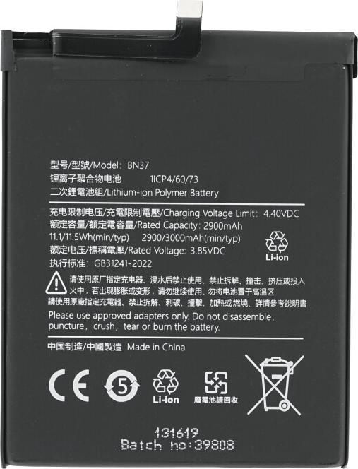 Image du produit OEM MPS batterie BN37 pour Xiaomi Redmi 6/6A