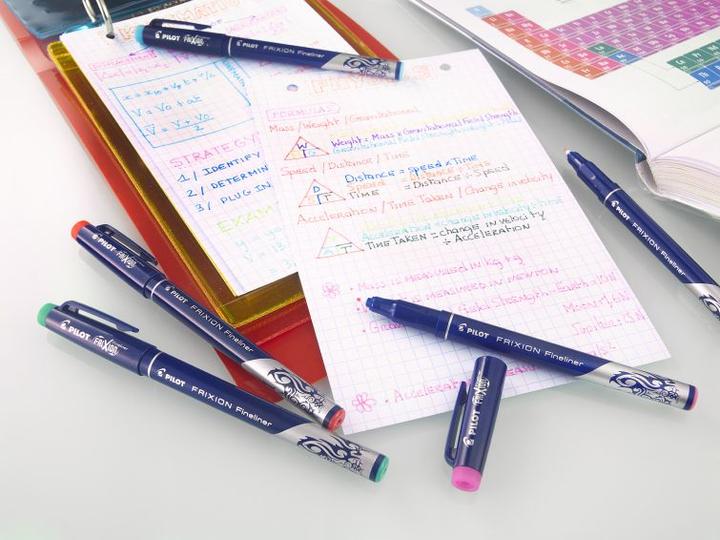 Image du produit Pilot FriXion (Vert, Bleu, Noir, Rouge, Bleu foncé, 4 x)