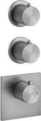 Produktbild Gessi 316 Fertigmontage-Set Unterputz-Thermostat, vertikalen Montage, 2 separate Wege, einzelne Rose