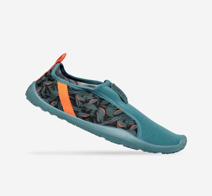Subea Aquaschuhe Damen/Herren elastisch 120 Awake Leaf orange