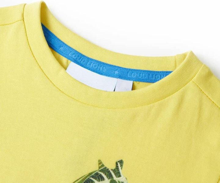 Immagine prodotto VidaXL Maglietta per bambini giallo 92,Materiale: 100 % cotone,Colore (92)