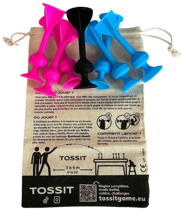 Actual product image Tossit Suction cup darts (Multilingual, German, French)