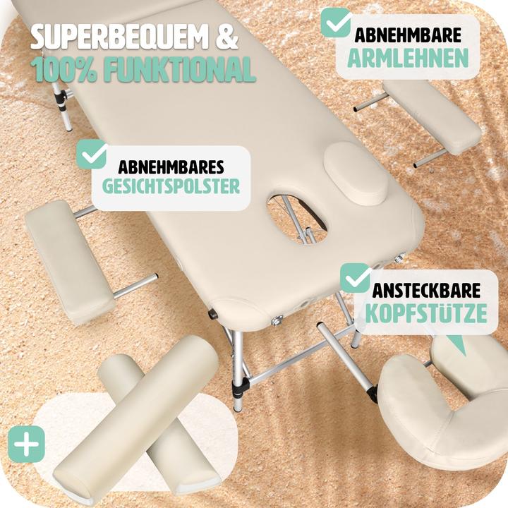 Produktbild tectake 2 Zonen Massageliege