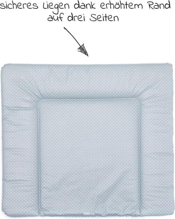 Actual product image Fillikid Changing mats Changing mat Softy 75 x 85 cm - small dots Exclusive (75 x 85 cm)