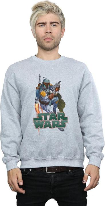 Produktbild Star Wars Boba Fett Fired Up Sweatshirt (L)