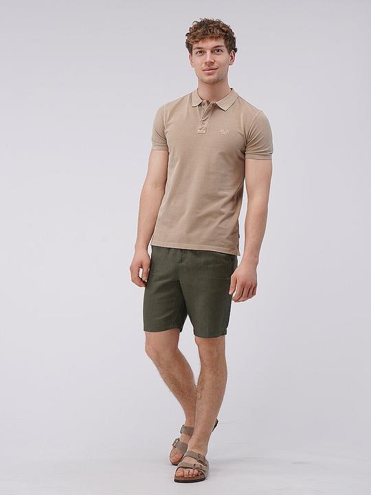 Produktbild Knowledge Cotton Apparel Loose Linen Shorts Burned Olive (XL)