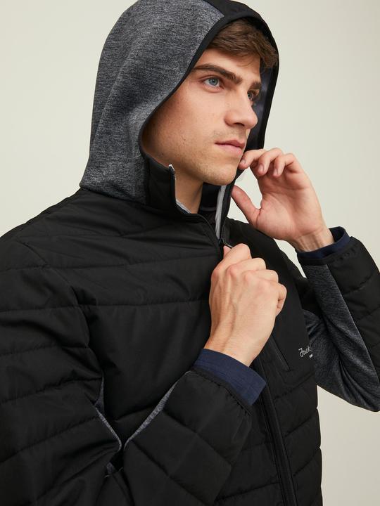 Actual product image Jack & Jones Hybrid Sweat Puffer Jacket (S)