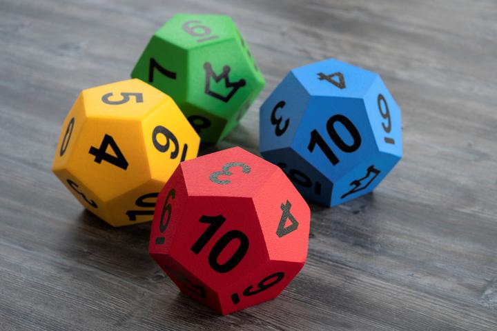 Actual product image Volley ELE cube, 12-sided