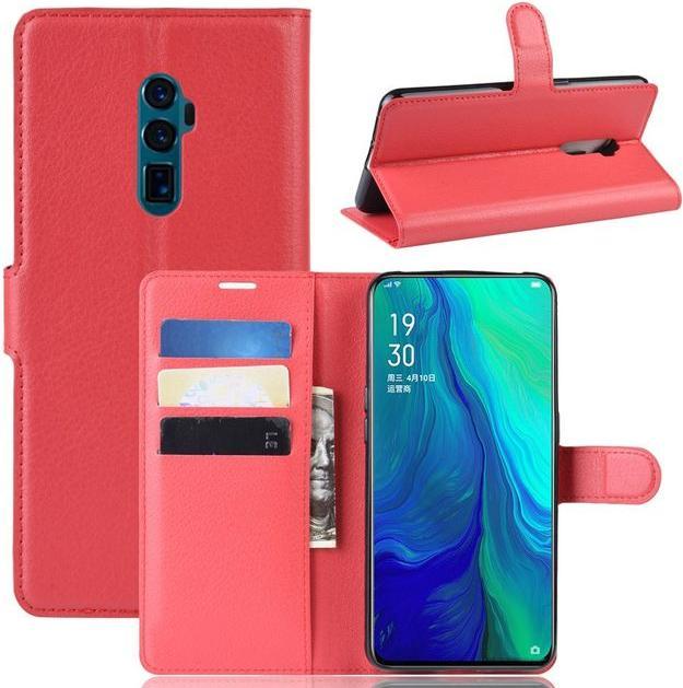 Produktbild MU Classic Litchi Leder Bookcover Series (Oppo Reno 10x Zoom, Oppo Reno 5G)