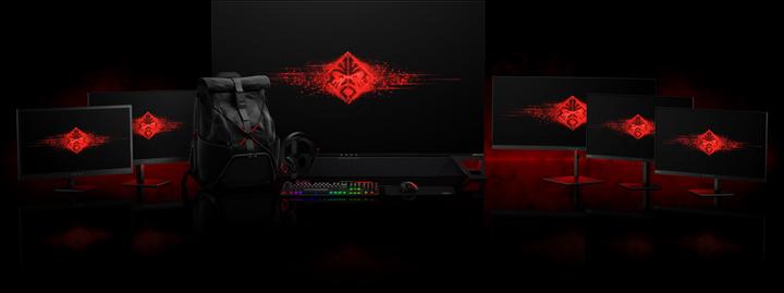 Actual product image HP Omen X25F (1920 x 1080 pixels, 24")