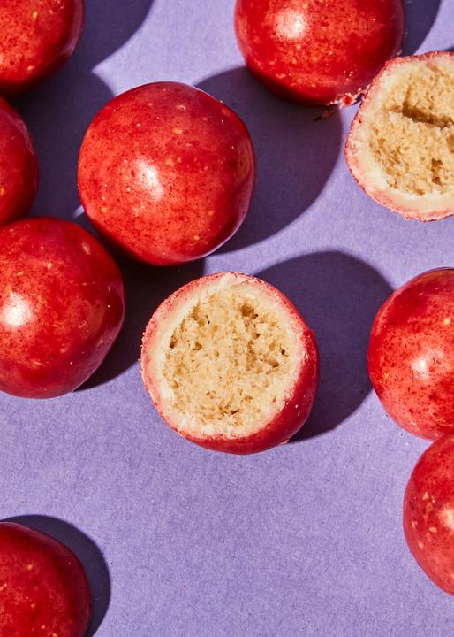 Produktbild KoRo Reis-Crispies in weisser Schokolade mit Erdbeerpulver (1000 g)