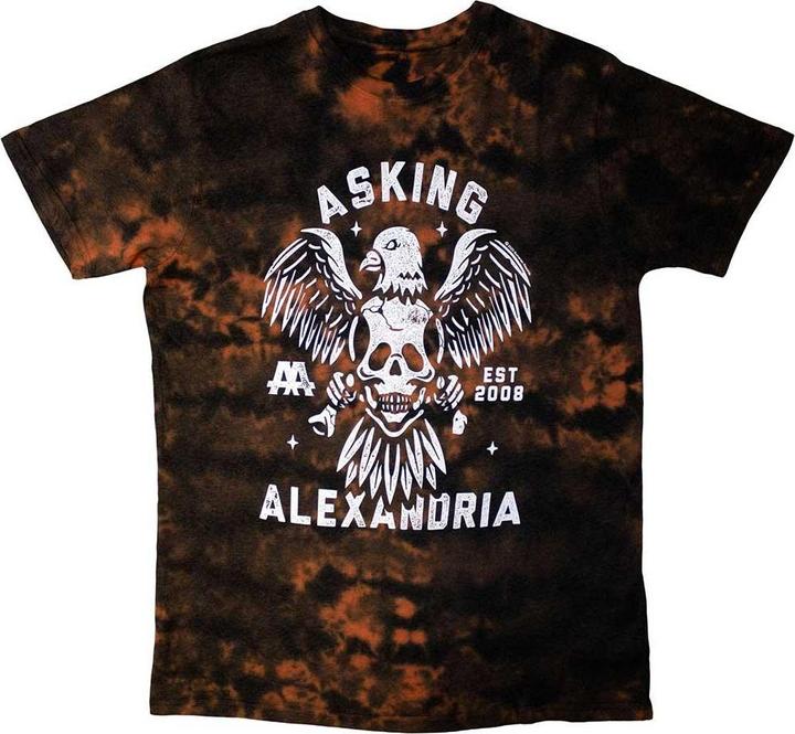 Actual product image Asking Alexandria Unisex Adult Eagle Skull T-Shirt (L)