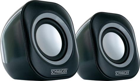 Actual product image Schwaiger PC Speaker Stereo Jack/USB
