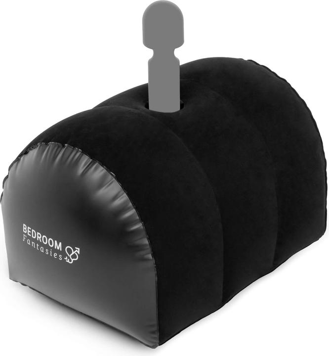 Actual product image Bedroom Fantasies The Straddler Inflatable Pillow - Black