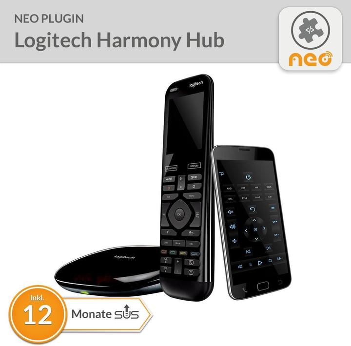 Produktbild Mediola NEO Plugin Logitech Harmony Hub (Gerätespezifische Fernbedienung, Infrarot)