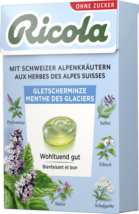 Immagine prodotto Ricola Caramelle alla menta glaciale senza zucchero Box (1 pz., 50 g)