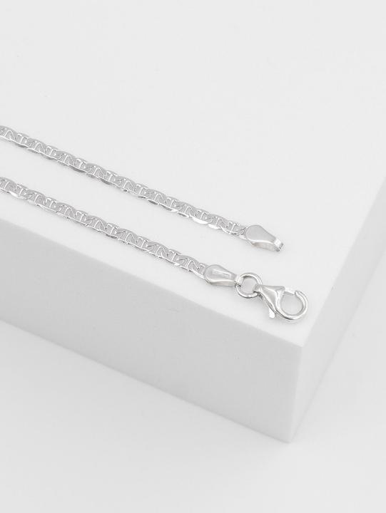 Actual product image Muau Bar armour (19 cm, 750/18K white gold)