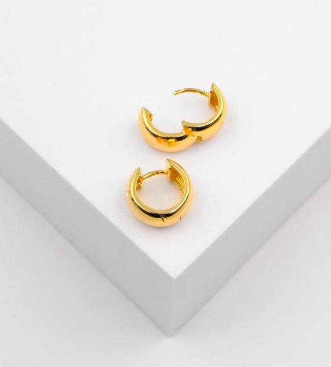 Produktbild Muau Creolen (Rotgold oder Silber, Weissgold, Gelbgold)