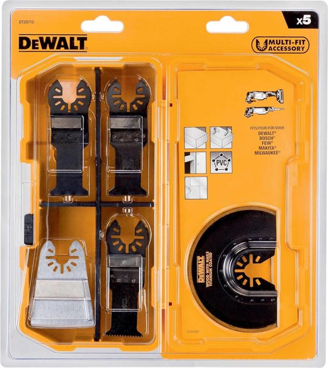 Image du produit DeWalt 5 PC SET DT20701