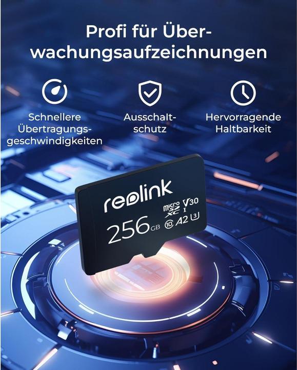 Immagine prodotto Reolink MicroSD (256 GB, microSDXC, U3, UHS-I)