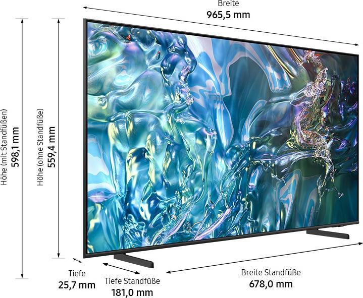 Immagine prodotto Samsung Q60D Smart TV QLED da 75 pollici Q75Q60DAU 2024 (75", Q60D, QLED, 4K, 2024)