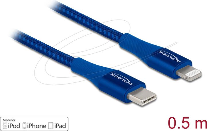 Actual product image Delock USB-C - Lightning (0.50 m, USB 2.0)