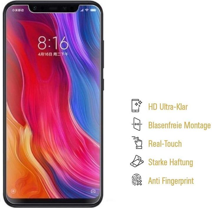 Actual product image Protectorking 4x Premium screen protector 3D CLEAR (4 Piece, Mi 8 SE)