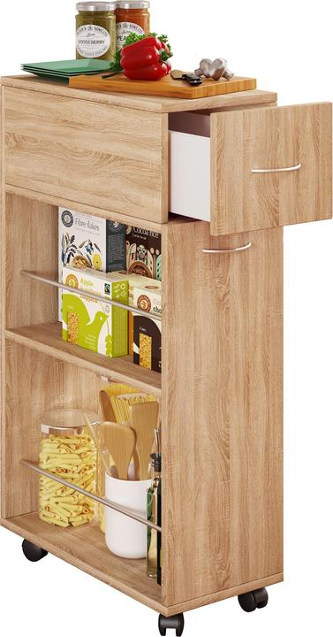 Immagine prodotto VCM Carrello da cucina in nicchia Tusal con cassetto