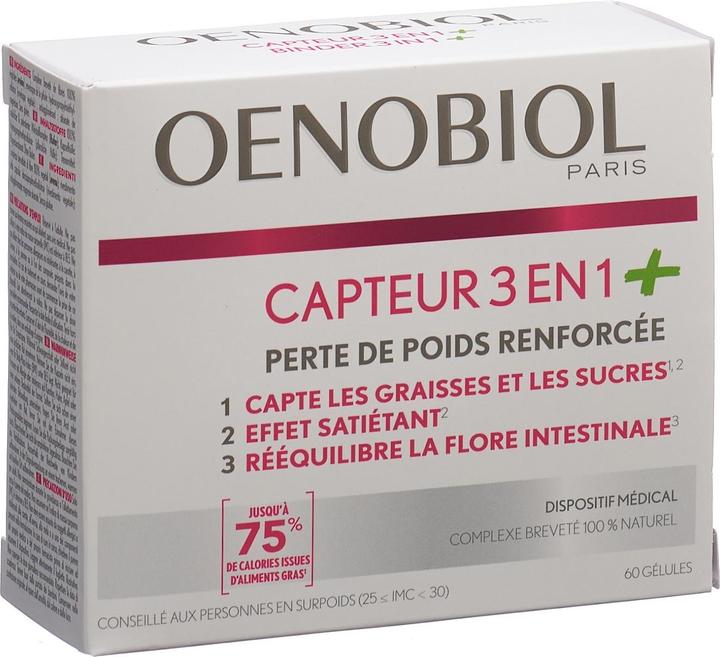Produktbild Oenobiol Binder 3 in 1 PLUS Kapsel (60 Stück, Kapseln, 60 g)