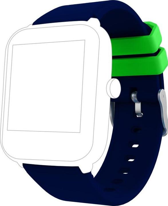 Produktbild ICE Watch Junior Uhrenband Silikon Grösse S 20mm blau, grün (20 mm, Silikon)