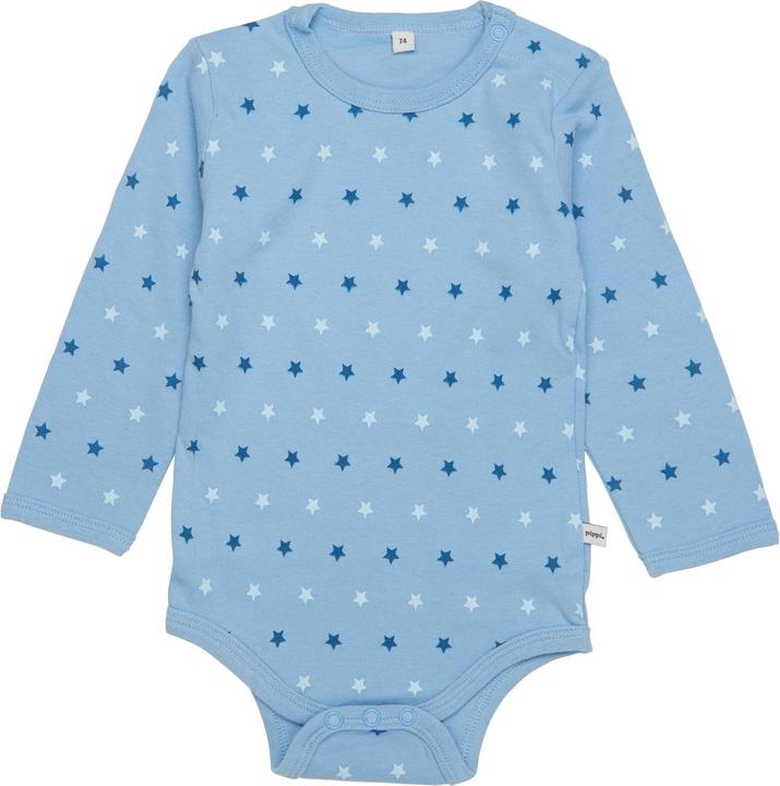 Immagine prodotto Pippi Body a manica lunga Set di 4 pezzi blu Gr. 86 (86)