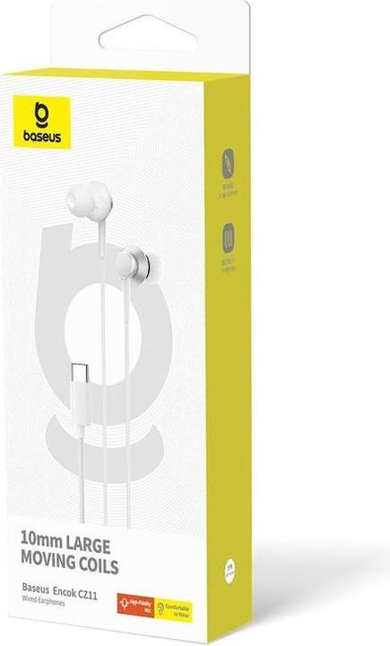 Produktbild Baseus Headphones Encok CZ11 (white) (Kabelgebunden)