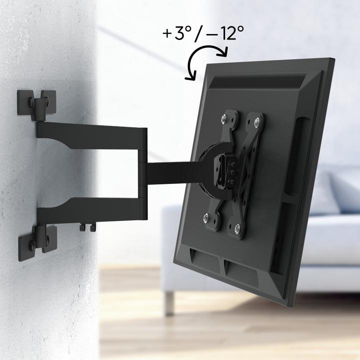 Image du produit Hama Support TV mural, pivotant, inclinable, extra-plat, 229 cm (90") à 40 kg (Mur, 90", 40 kg)