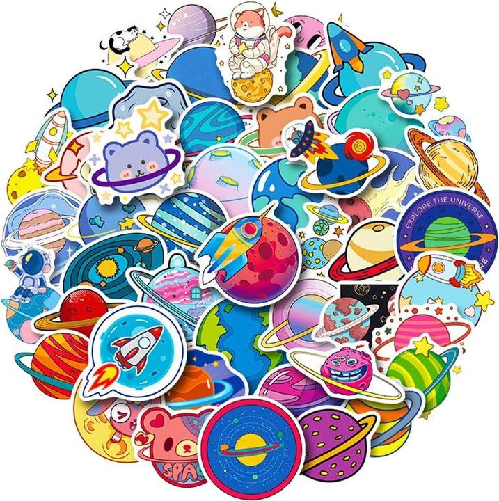 Image du produit JTI Pack d'autocollants - Espace et planètes