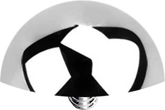 Immagine prodotto Star Piercing Ancora dermica argento semitonda (senza ottone, Titanio G23)