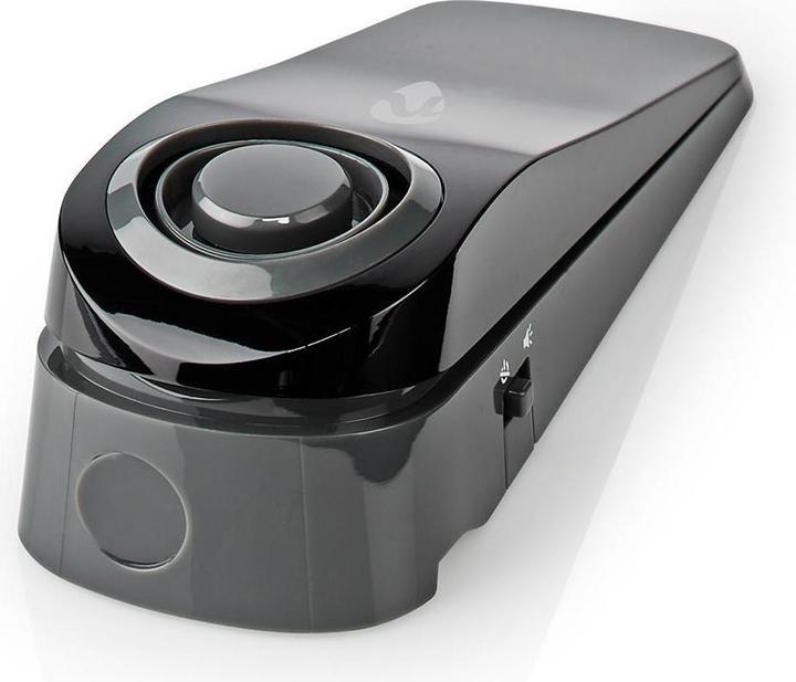 Actual product image Nedis Door/Window Alarm Battery Operated 1x CR123A 85 dB Grey/Black 135 mm Grey/Black