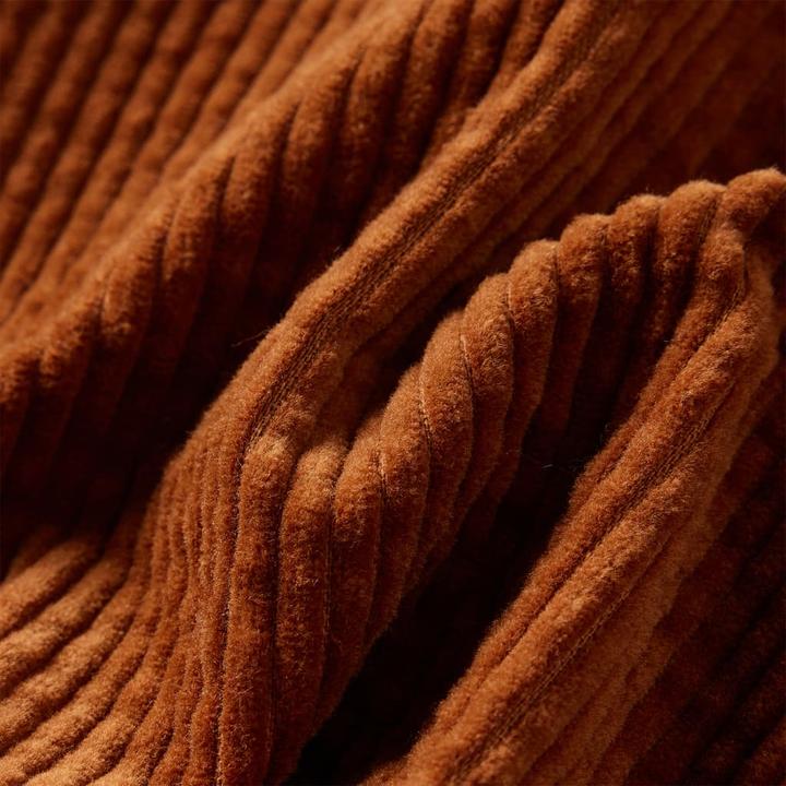 Produktbild VidaXL Kinderrock mit Taschen Cord Cognac 116,Material: 100 (116)