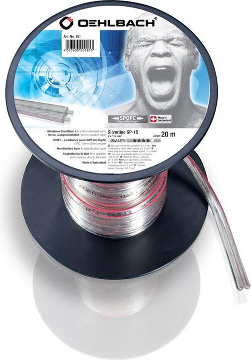Produktbild Oehlbach Speaker Cable Silverline SP15 (20 m, 1.50 mm²)