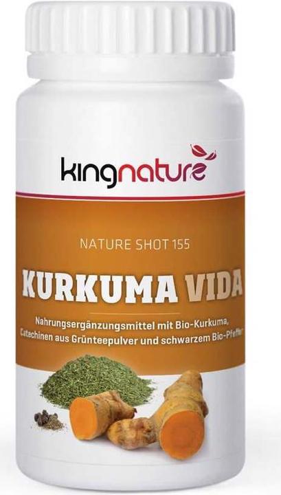 Actual product image Kingnature Kurkuma Vida (72 Piece, Capsules, 82 g)