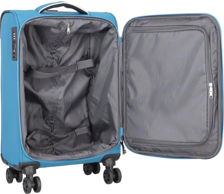 Immagine prodotto D&N Travel Line 9204 Carrello cabina a 4 ruote 55 cm (33 l, Bagaglio a mano (fino a 50 litri))
