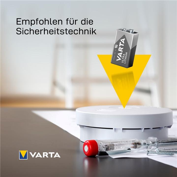 Produktbild Varta ULTRA Lithium (1 Stk., 9V Block, 1200 mAh)