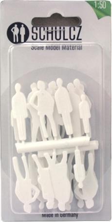 Produktbild Hermoli Figuren Detail 1:50 weiss 20 stehende Personen
