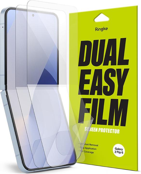 Immagine prodotto Ringke Screen Protector for Galaxy Z Flip 6 DUAL EASY FILM 2 pack (2 Pezzo/i, Samsung Galaxy Z Flip6)