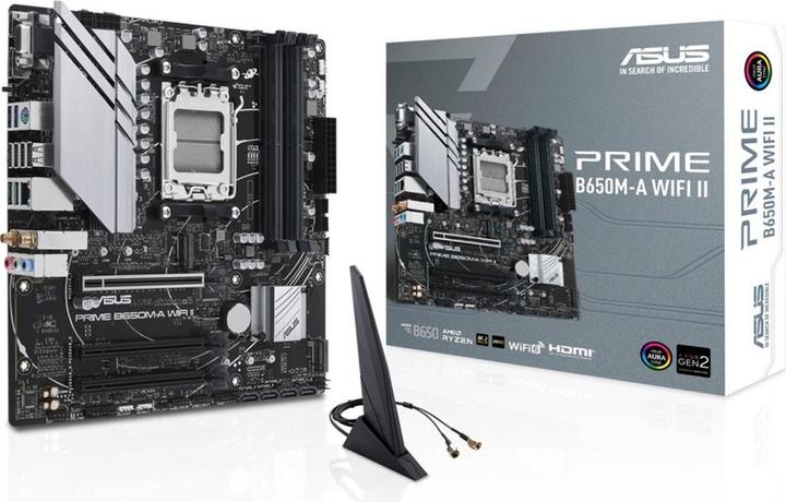 Actual product image ASUS PRIME B650M-A WIFI II (AM5, AMD B650, mATX)