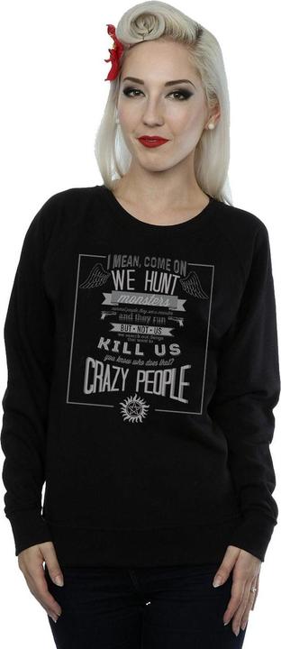 Produktbild Supernatural Crazy People Sweatshirt (M)