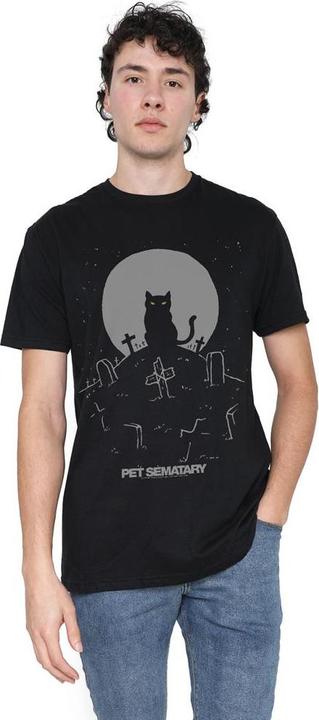 Produktbild Pet Sematary Cat With Tombstones TShirt (XL)